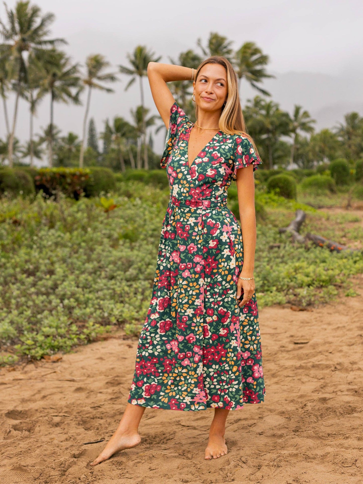 Happy Earth - Isla Dress | Wildflowers