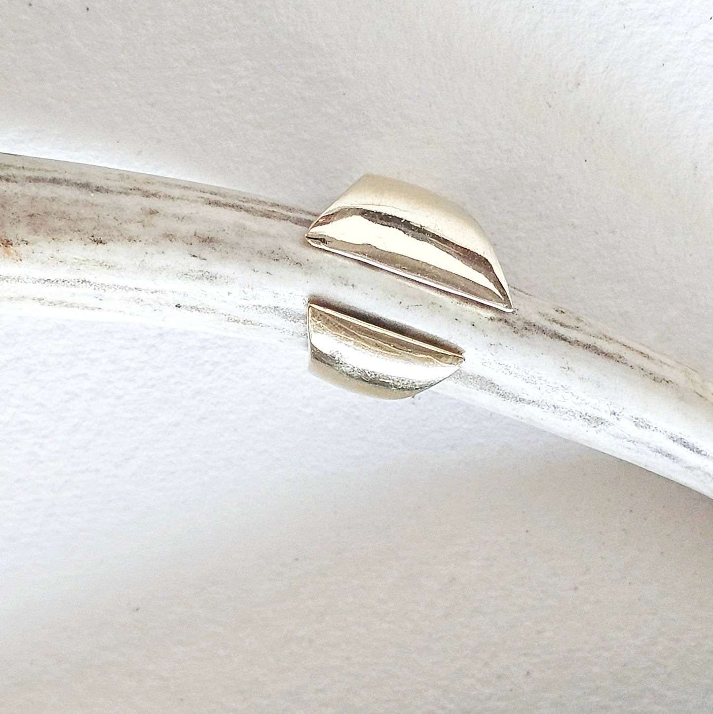 Bisjoux - Brass ring open design adjustable handmade