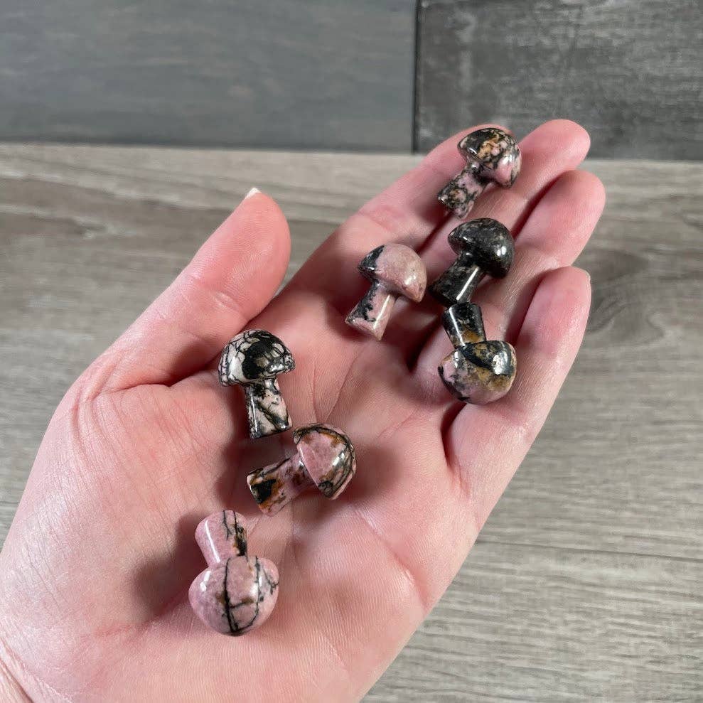Small Gemstone Mushrooms