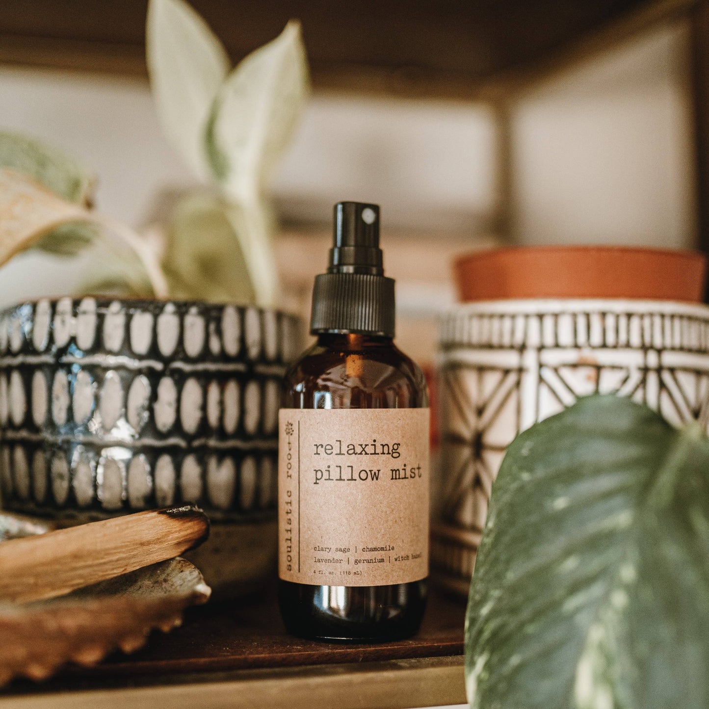 Soulistic Root - Relaxing Pillow Spray | Sleep & Linen Spray w/ Essential Oil