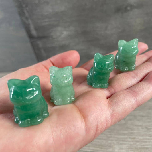 Keystone Crystals - Adventurine Cat crystal