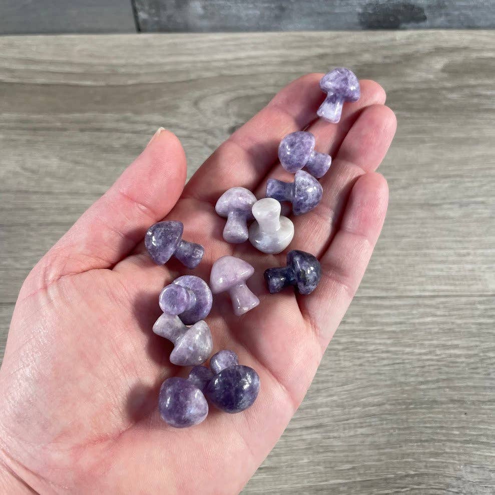 Small Gemstone Mushrooms
