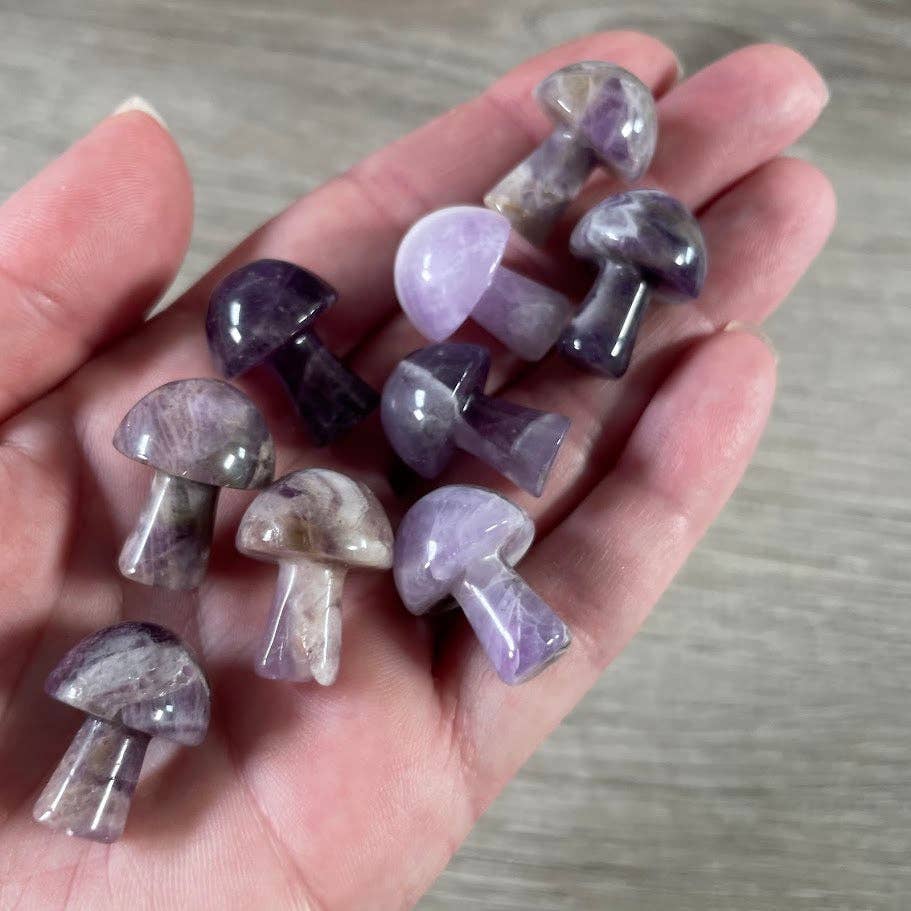 Small Gemstone Mushrooms
