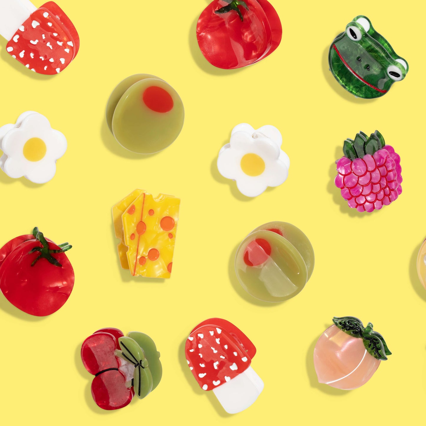 PREORDER: Micro Summer Orchard Hair Claw Clip Set