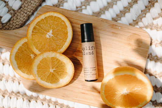 Soulistic Root Uplift Rose Quartz Roller | Made w/ Essential Oils & Crystal