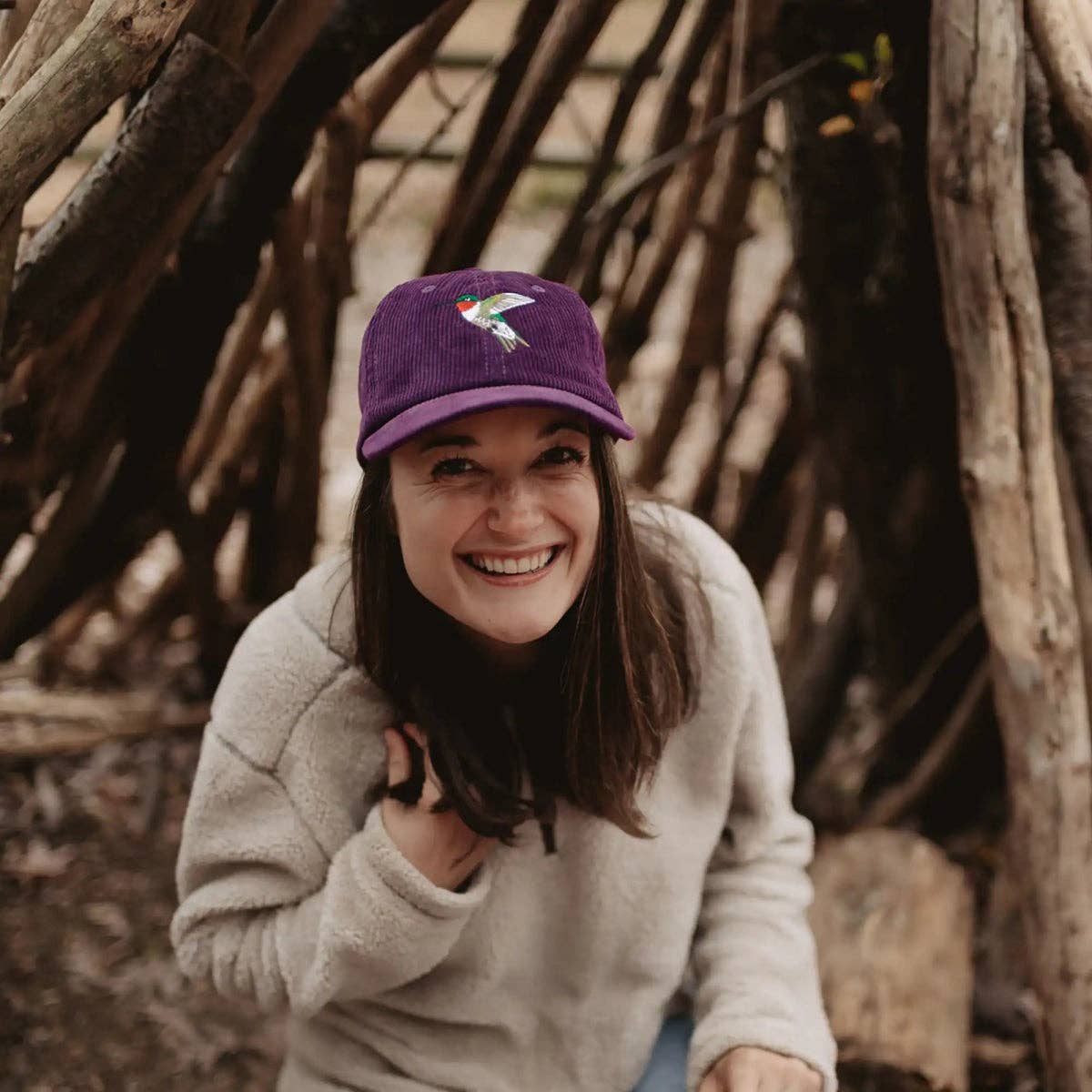 Bird Collective - Ruby-throated Hummingbird Corduroy Hat