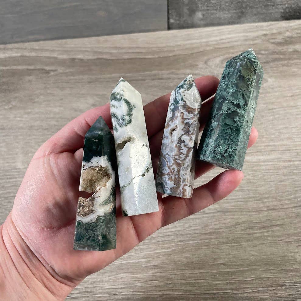 Gemstone Obelisks 2–3 oz for Crystal and Metaphysical Shops