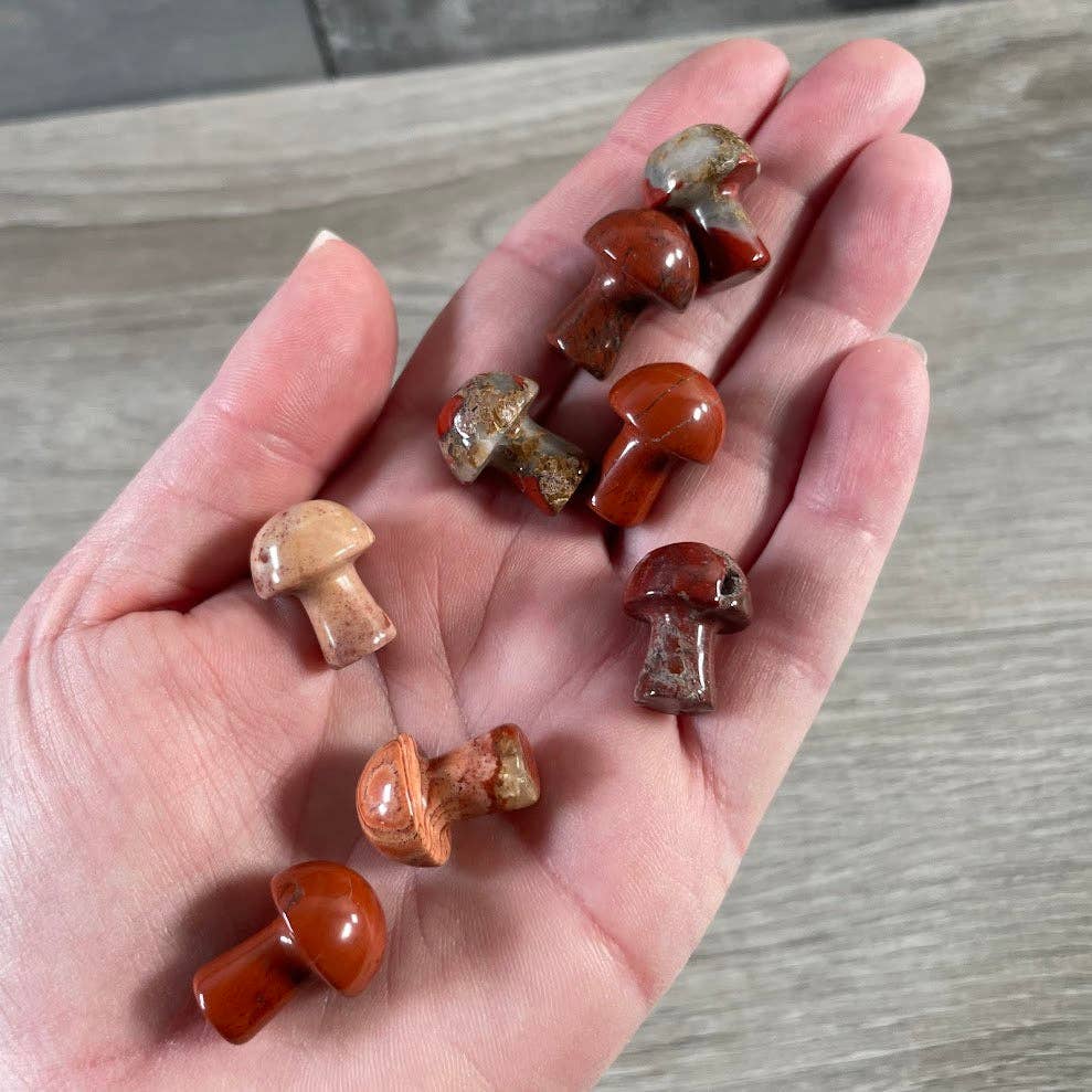 Small Gemstone Mushrooms
