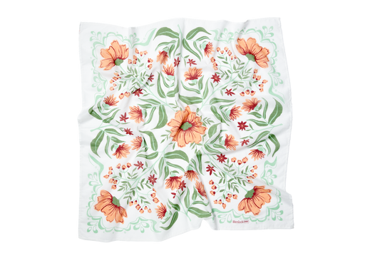 Handker - 34" Wild Rag Flora Bandana