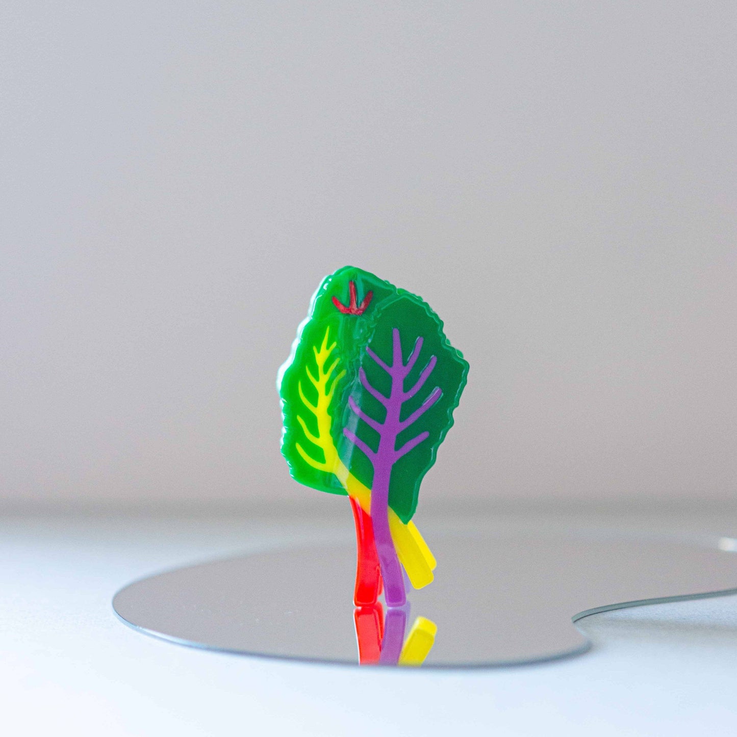 Jenny Lemons Large Rainbow Chard Hair Claw Clip