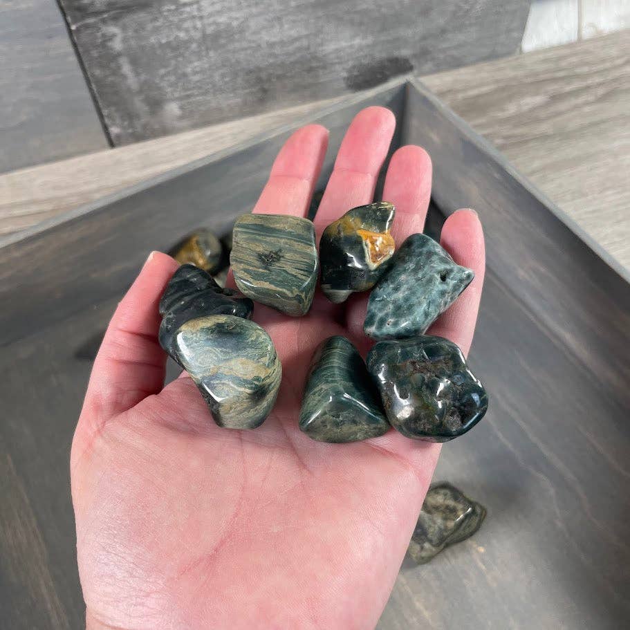 Keystone Crystals - Ocean Jasper Tumbled Stones