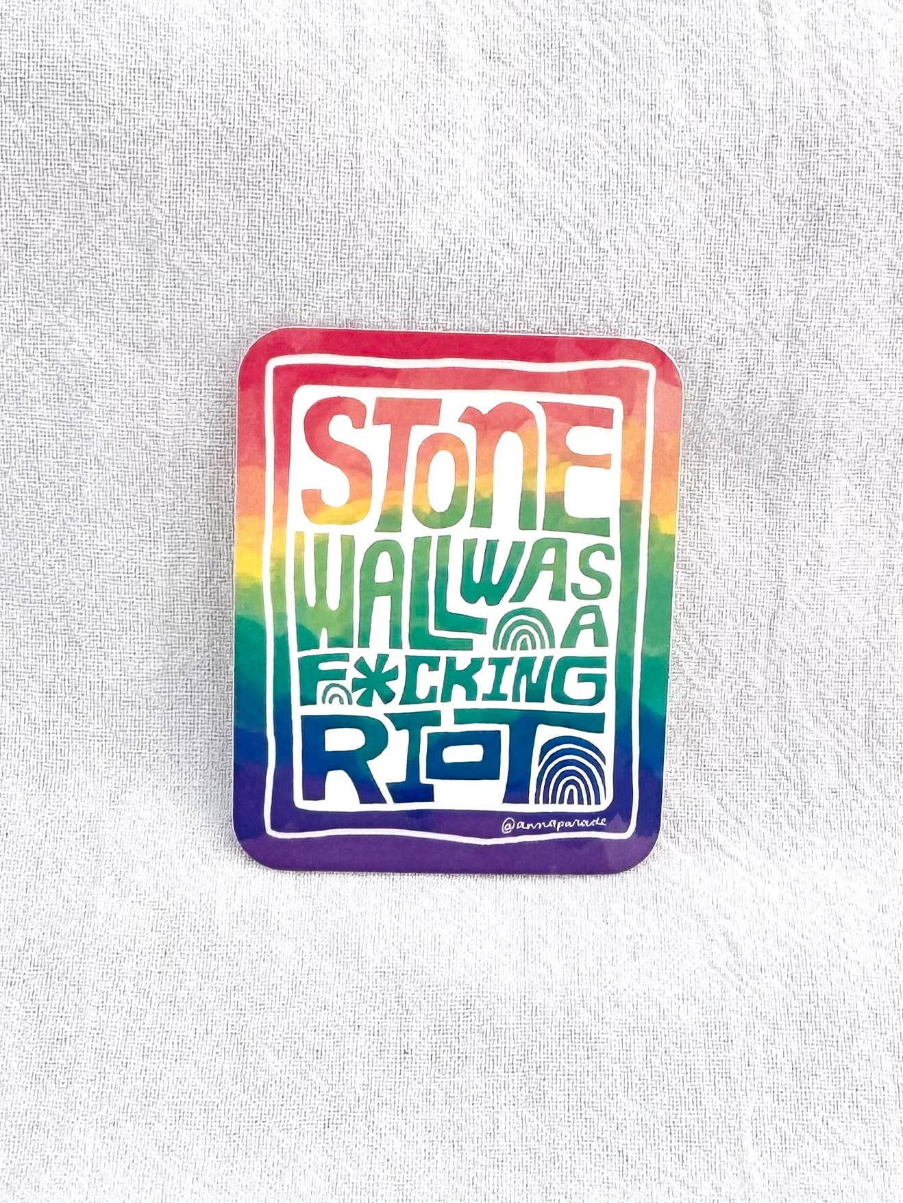 Stonewall Was A F*cking Riot Vinyl Sticker