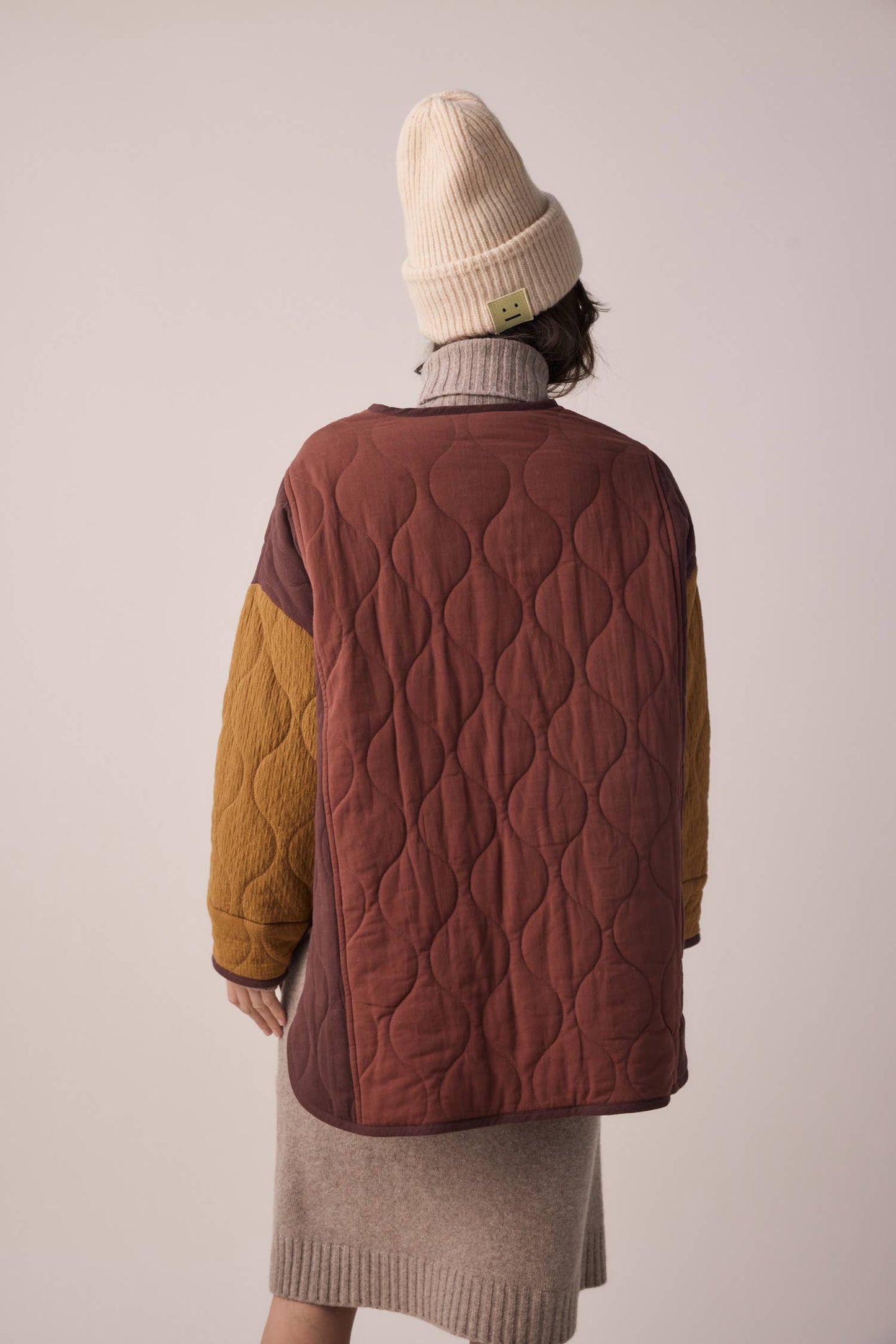 Amente - Cotton patch quilted jacket