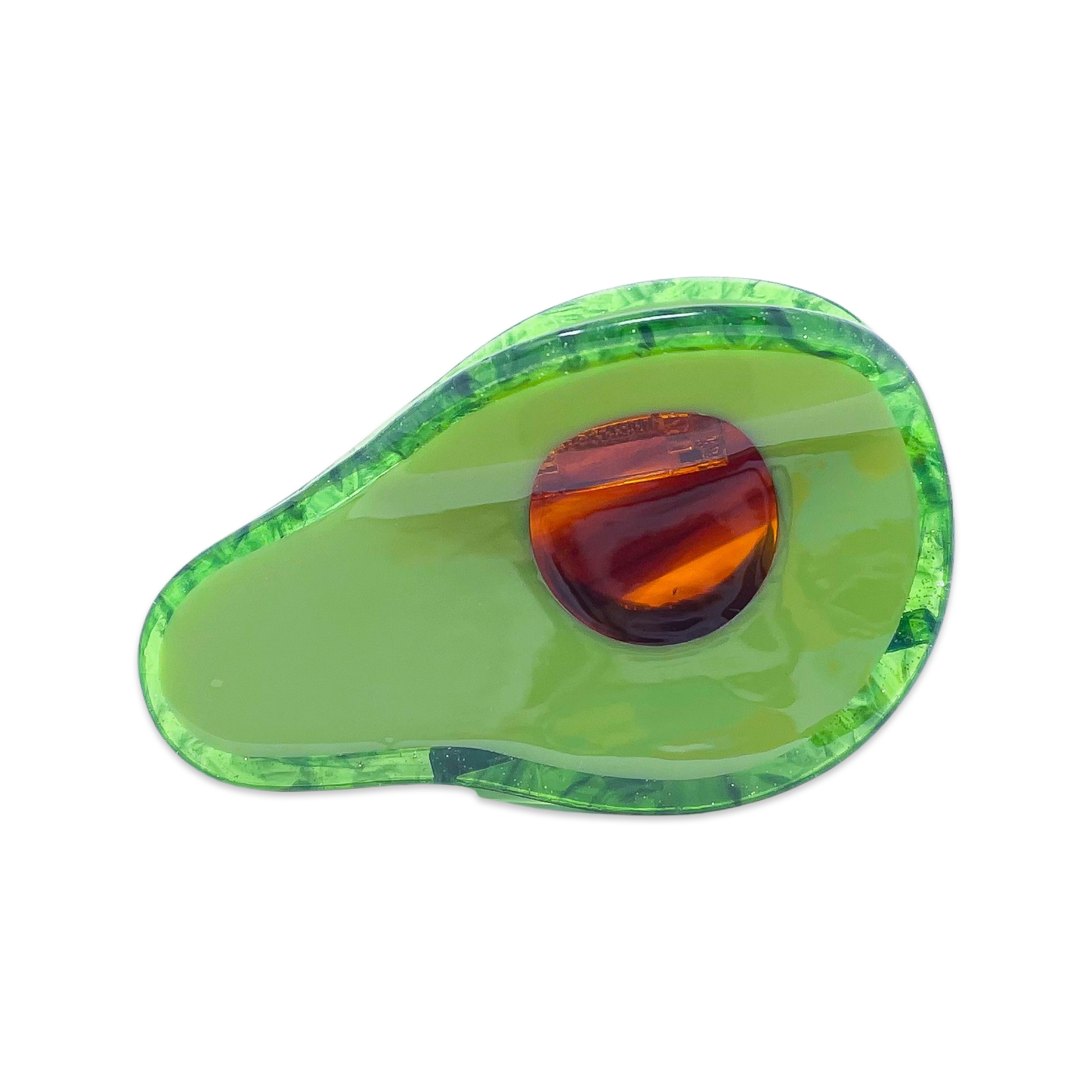 Jenny Lemons Midi Avocado Hair Claw Clip