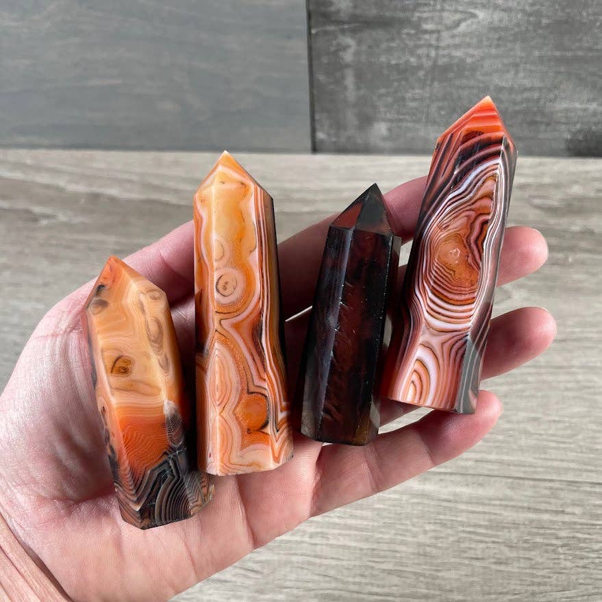 Gemstone Obelisks 2–3 oz for Crystal and Metaphysical Shops