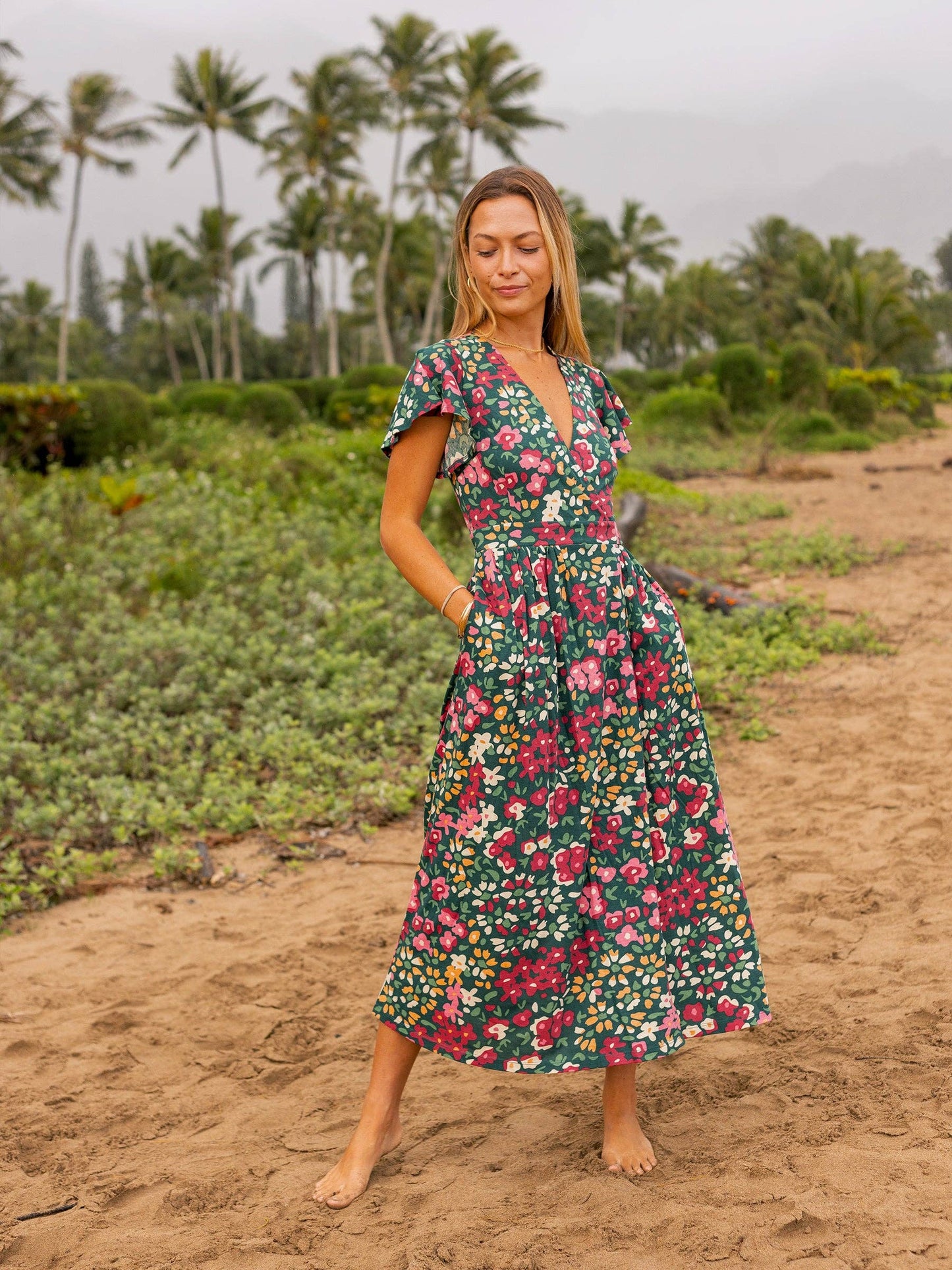 Happy Earth - Isla Dress | Wildflowers