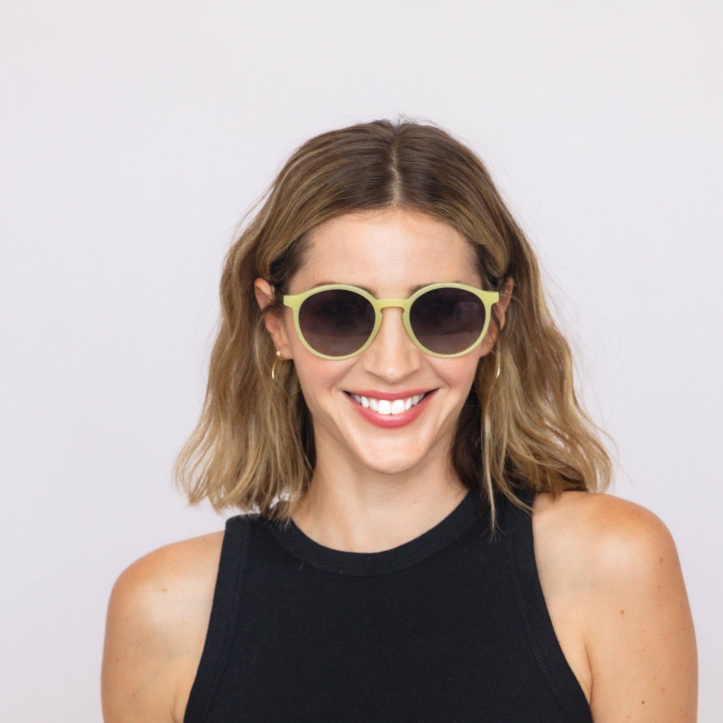 Lennon - Vintage Polarized Round Sunglasses for Women & Men