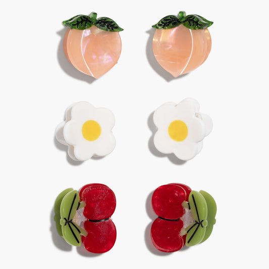 Jenny Lemons - Micro Summer Orchard Hair Claw Clip Set