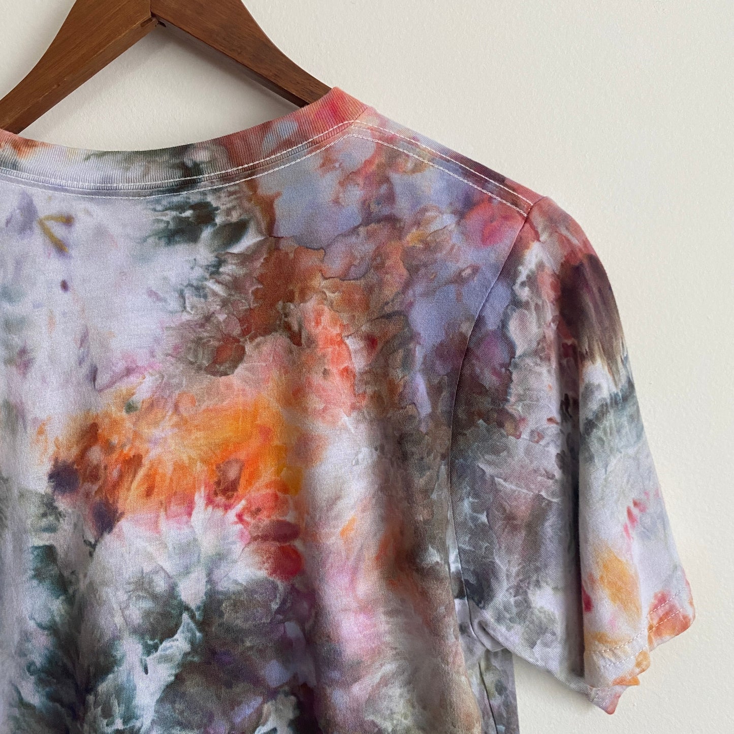 May and Mary Tie Dyed Bamboo Gender Neutral Crop Tee - New Spring