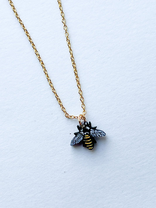 Rose Gottlieb - Tiny bee Necklace