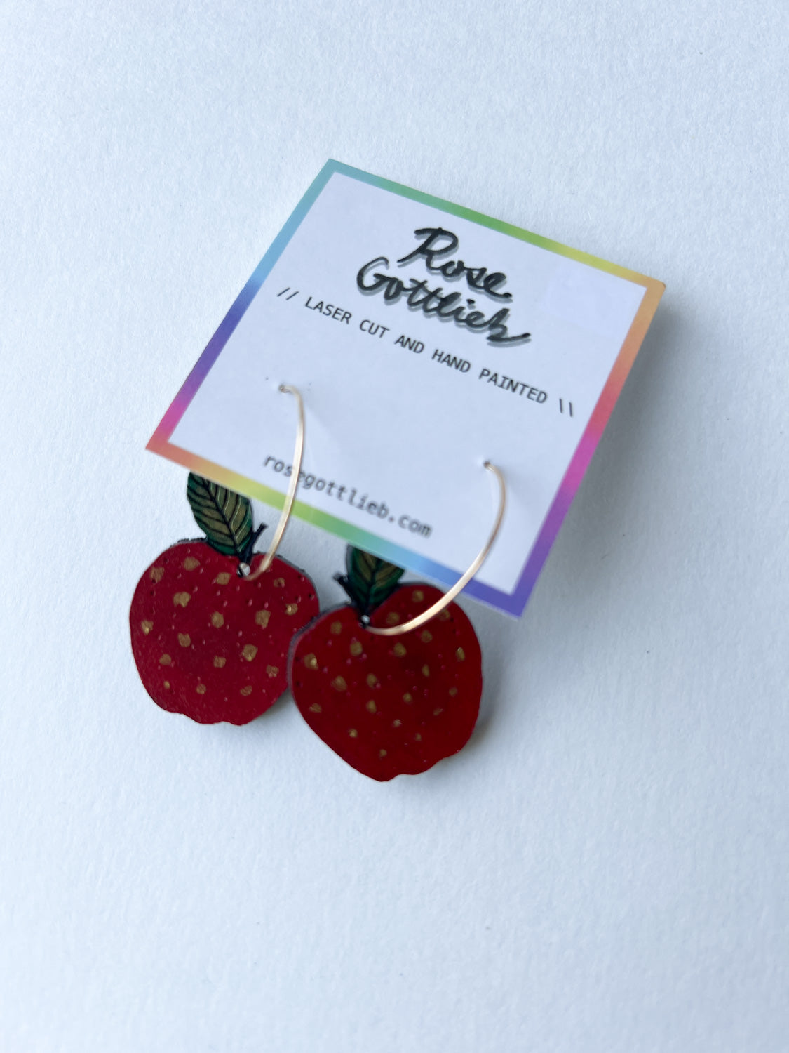 Rose Gottlieb Earrings - apple hoops