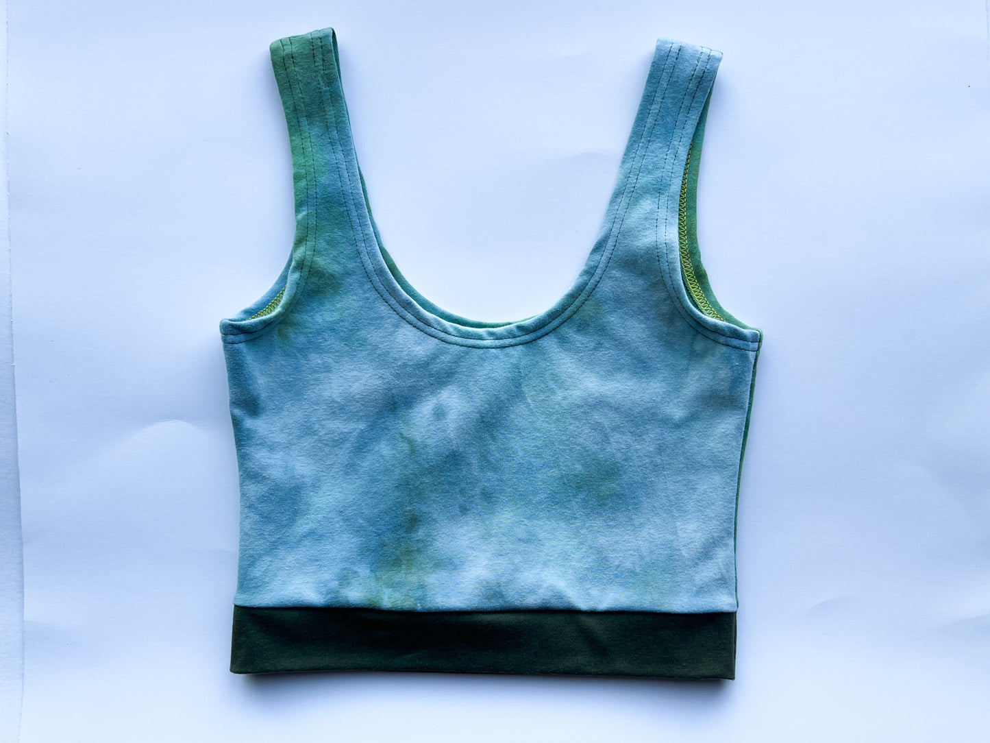 Handmade Bra Top - moss agate