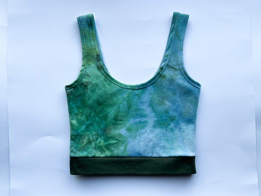 Handmade Bra Top - moss agate