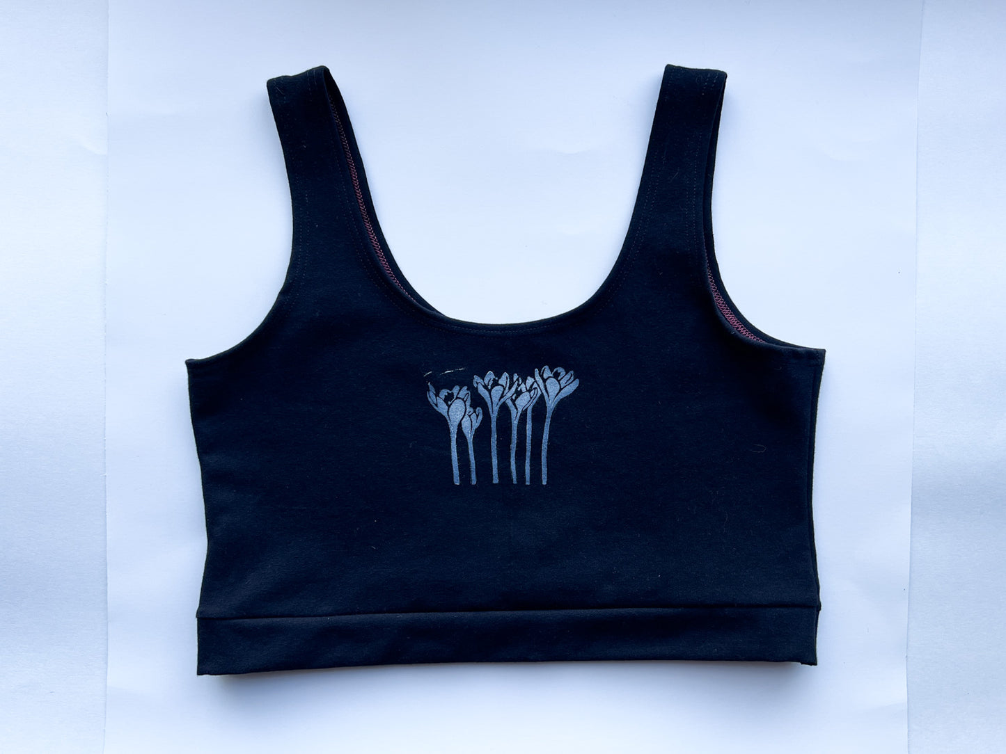 May and Mary Handmade Bra Top - Black