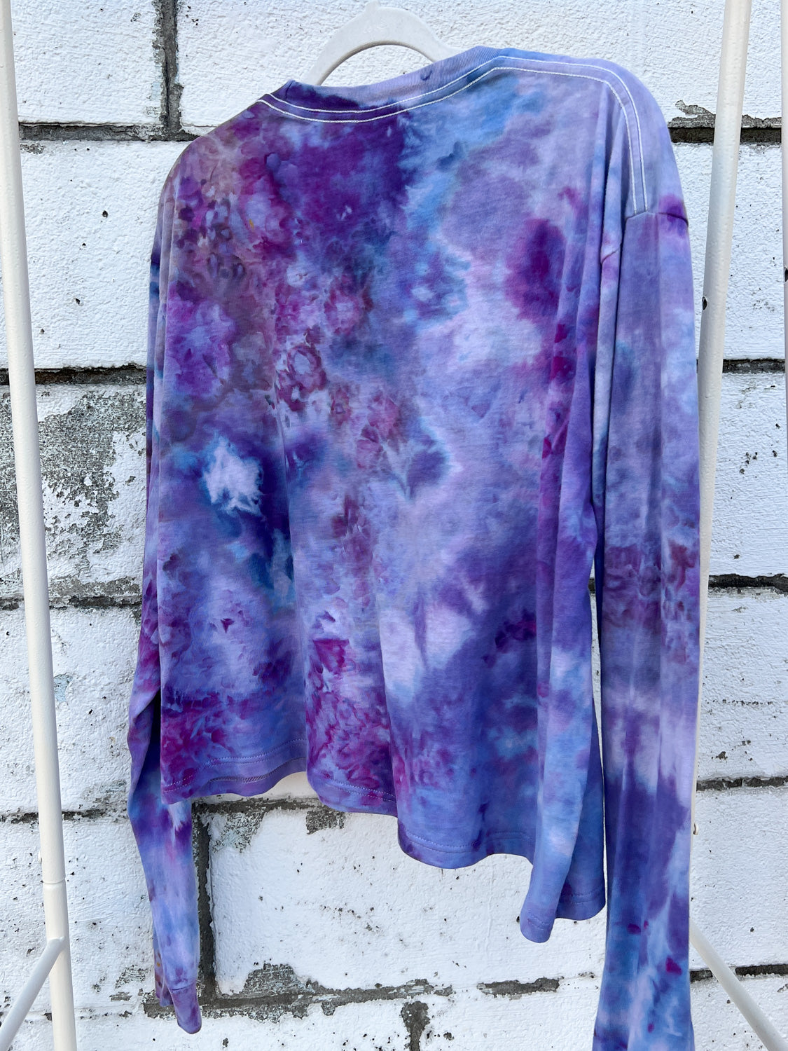 May and Mary Organic Cotton Long Sleeve Crop Tee - Royal