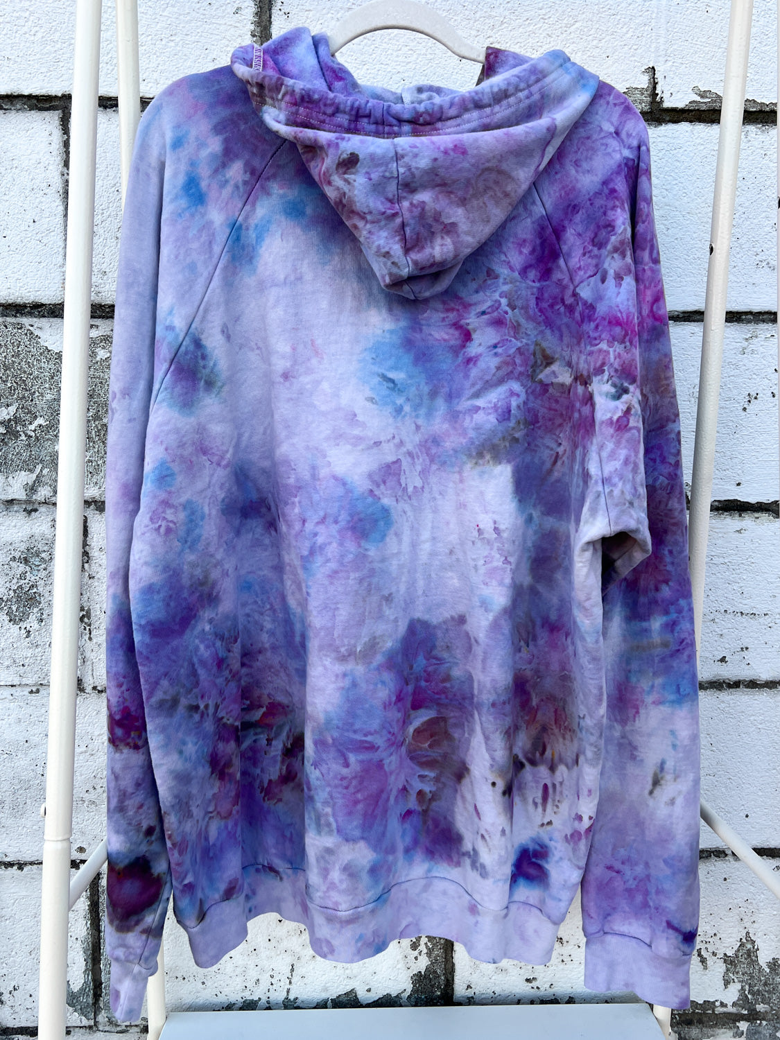 May and Mary Organic Cotton Tie Dye Hoodie- Royal