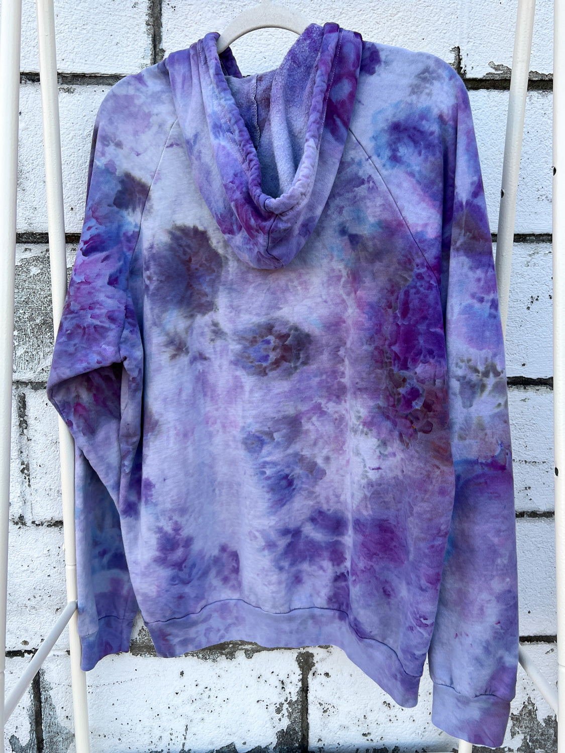 May and Mary Organic Cotton Tie Dye Hoodie- Royal