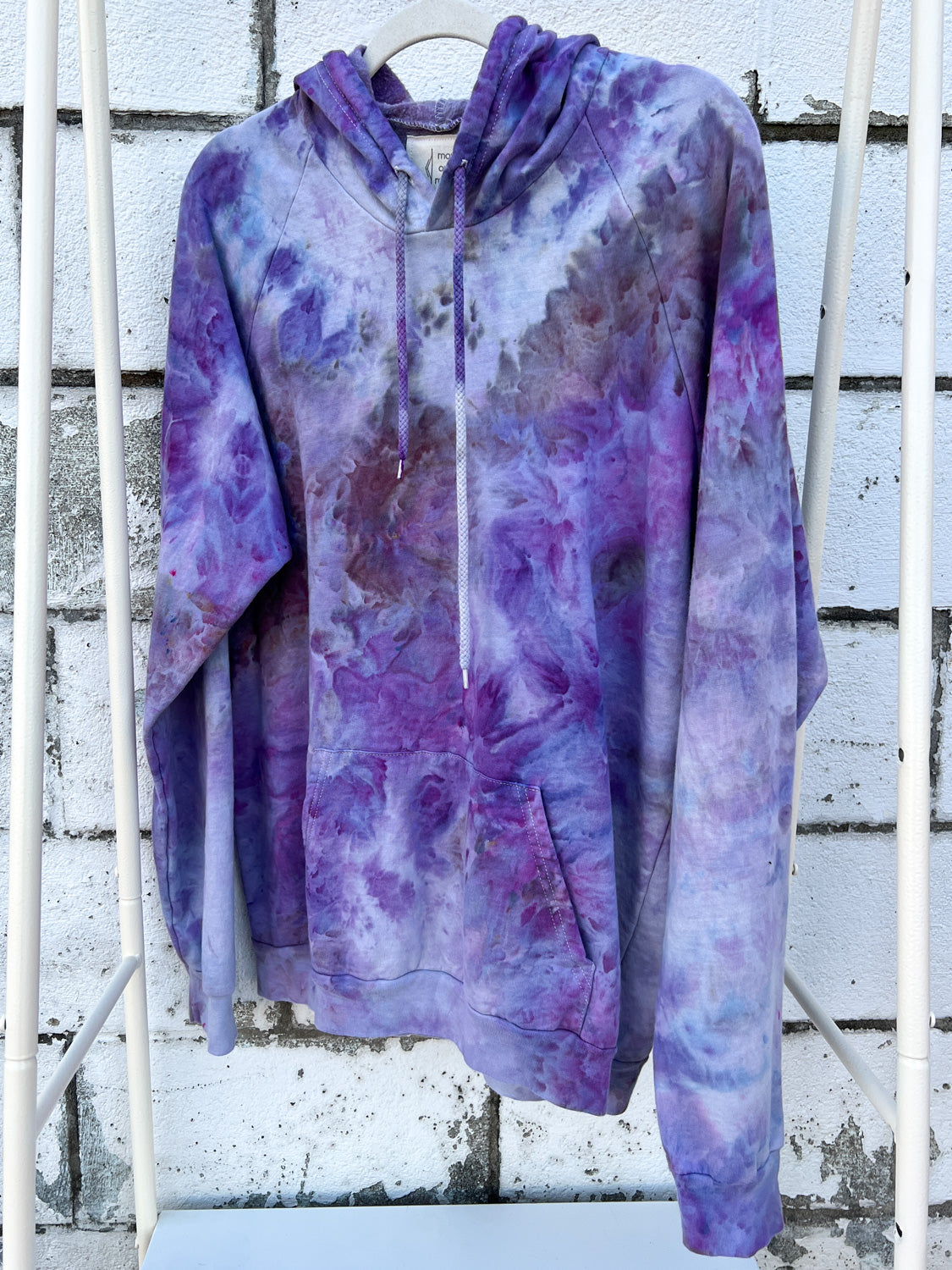 May and Mary Organic Cotton Tie Dye Hoodie- Royal
