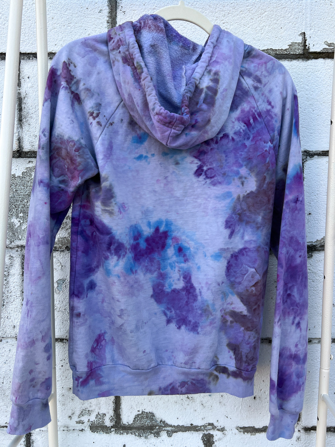May and Mary Organic Cotton Tie Dye Hoodie- Royal