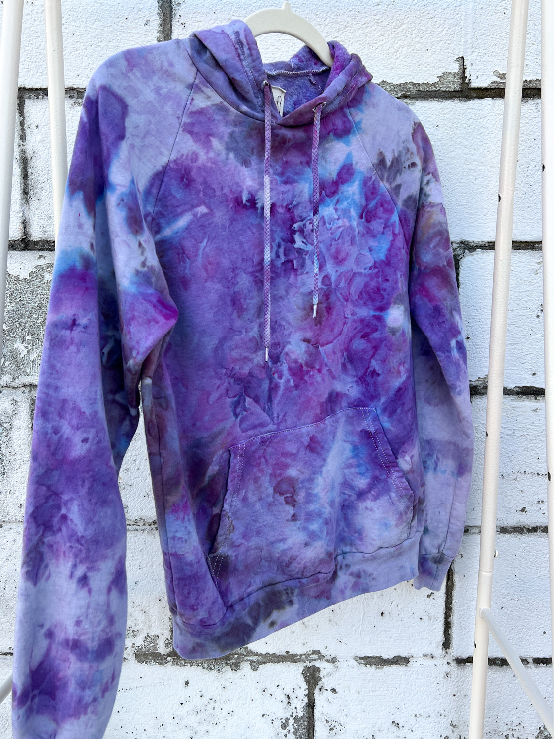 May and Mary Organic Cotton Tie Dye Hoodie- Royal
