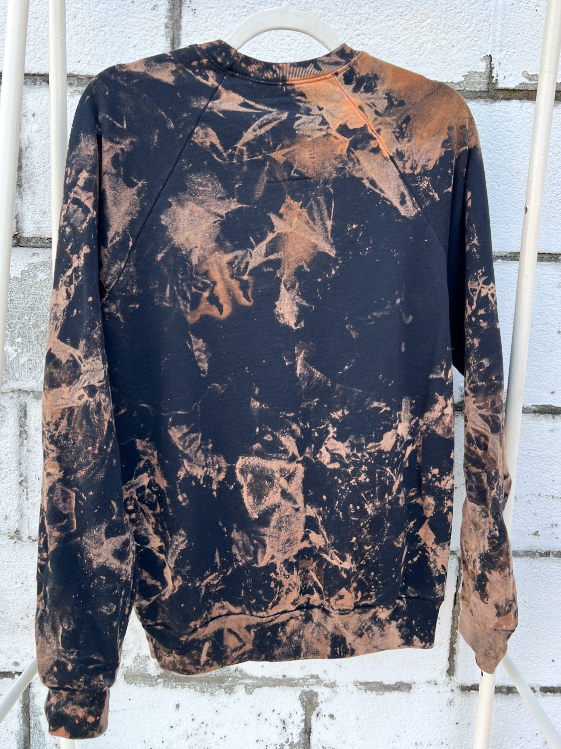 May and Mary Ice Dyed Organic Cotton Sweatshirt- Fire Moon