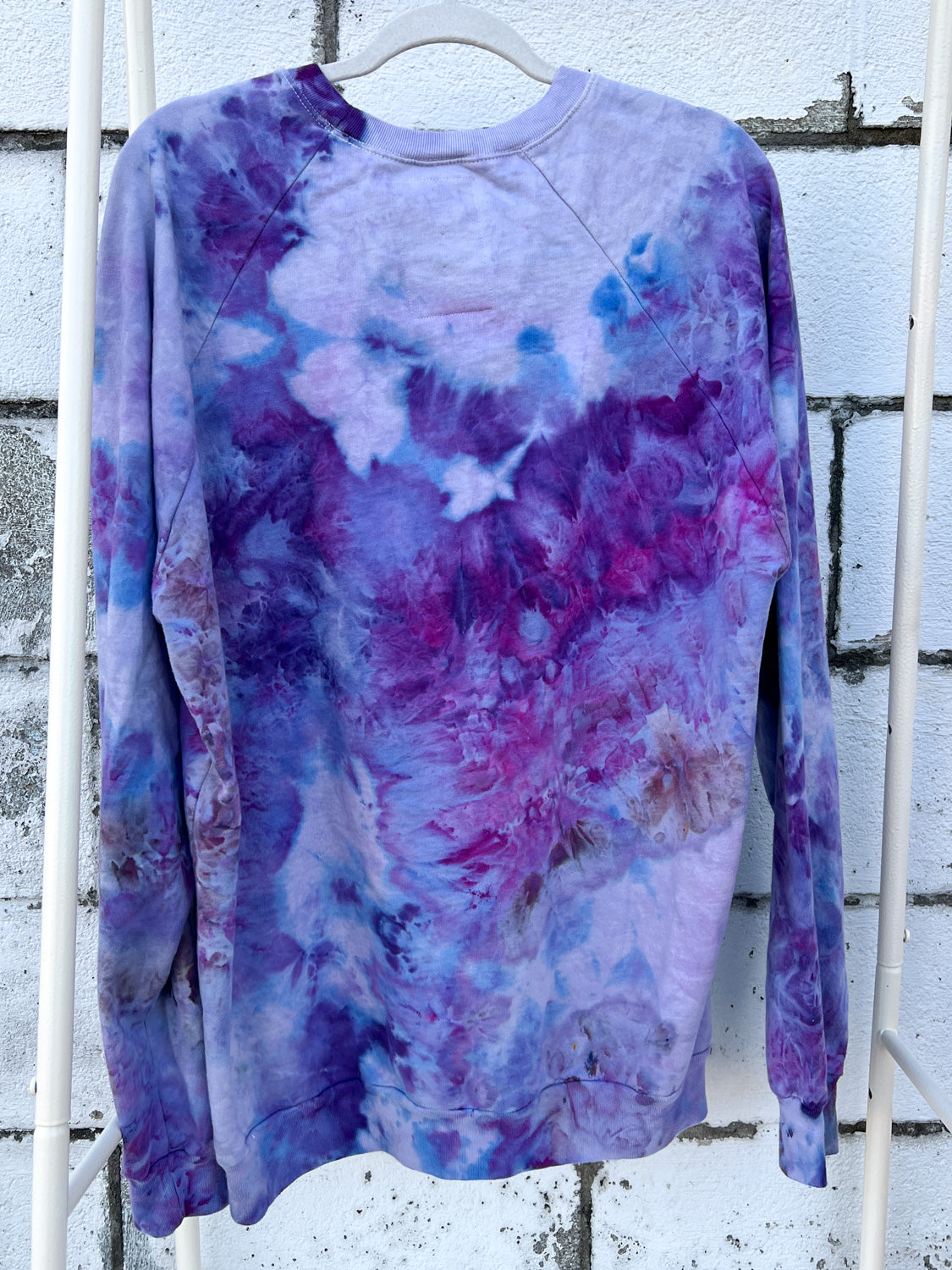 May and Mary Ice Dyed Organic Cotton Sweatshirt- Royal