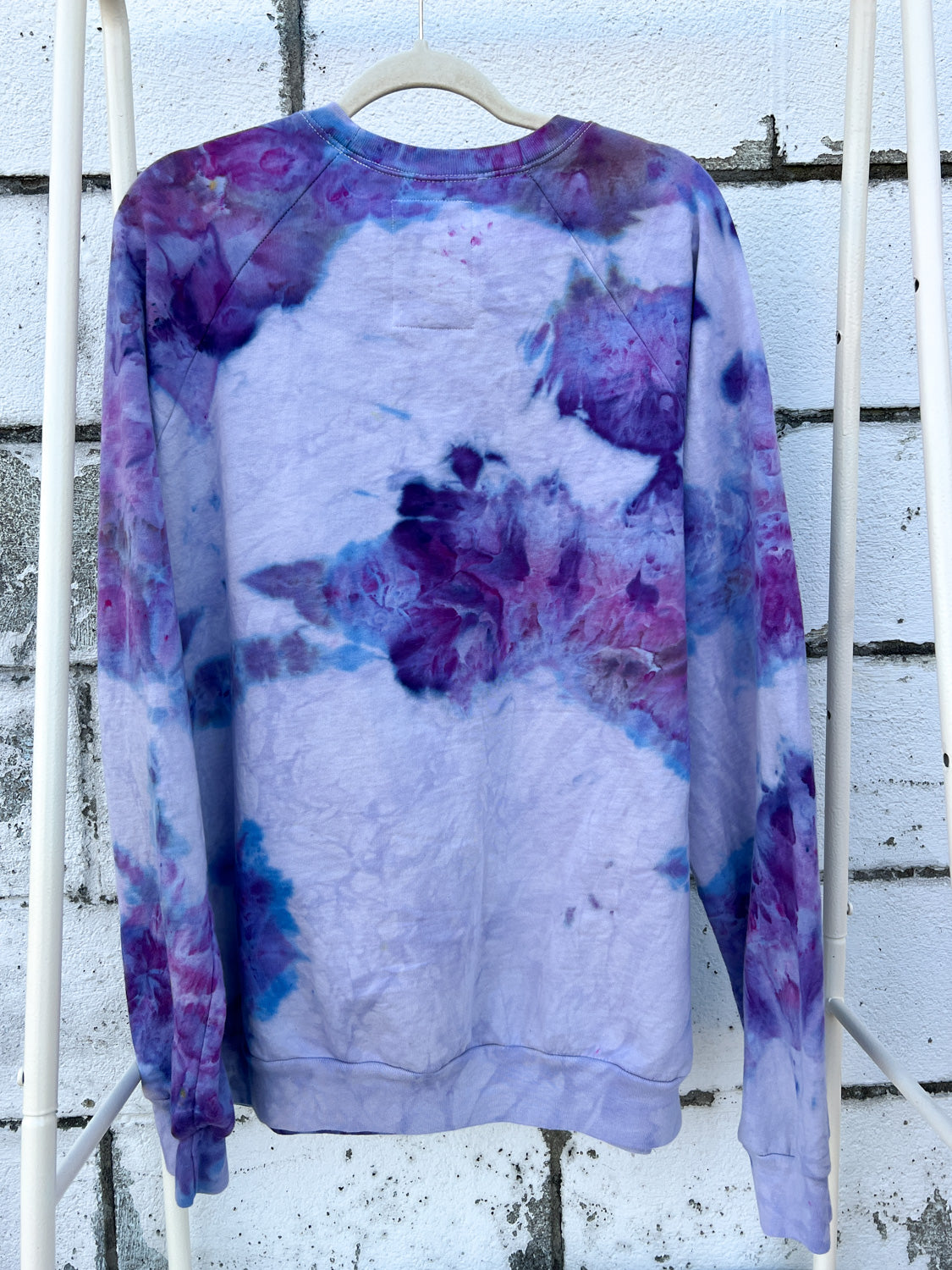 May and Mary Ice Dyed Organic Cotton Sweatshirt- Royal