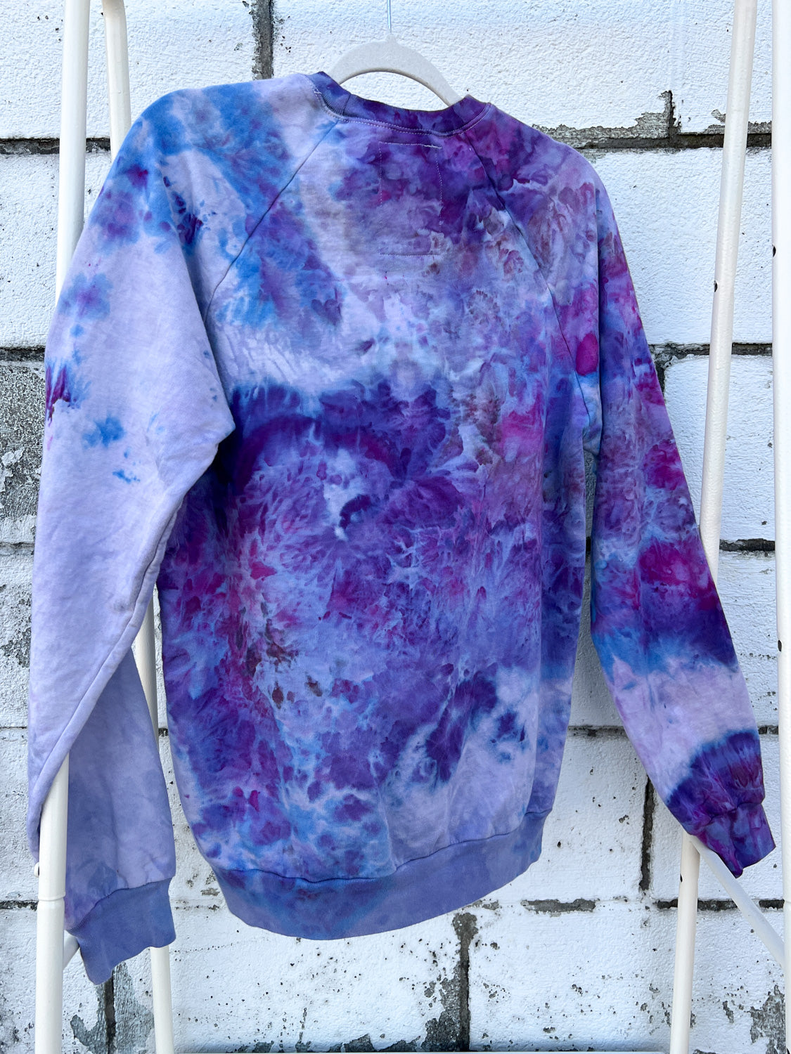 May and Mary Ice Dyed Organic Cotton Sweatshirt- Royal