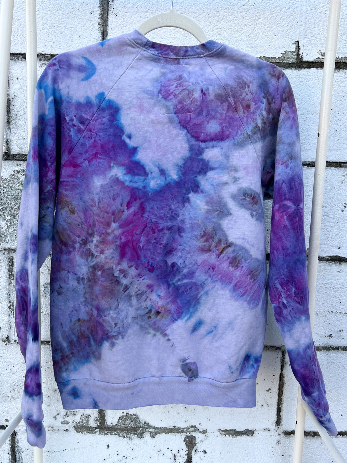 May and Mary Ice Dyed Organic Cotton Sweatshirt- Royal