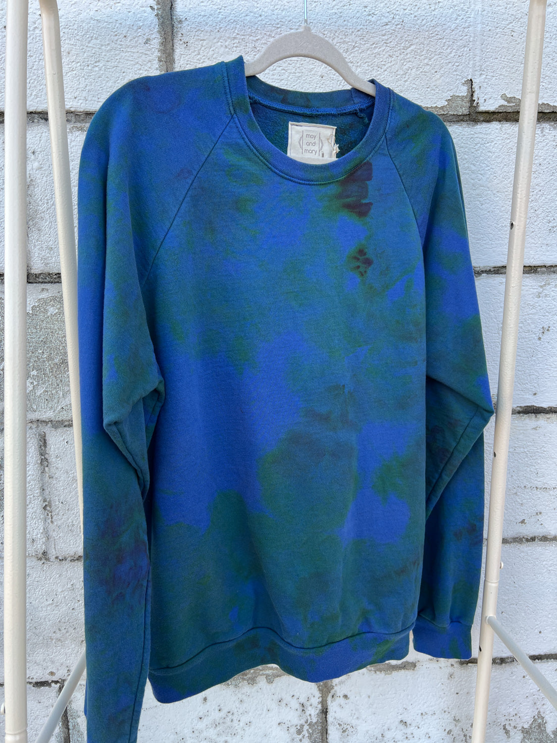 May and Mary Ice Dyed Organic Cotton Sweatshirt- Earth