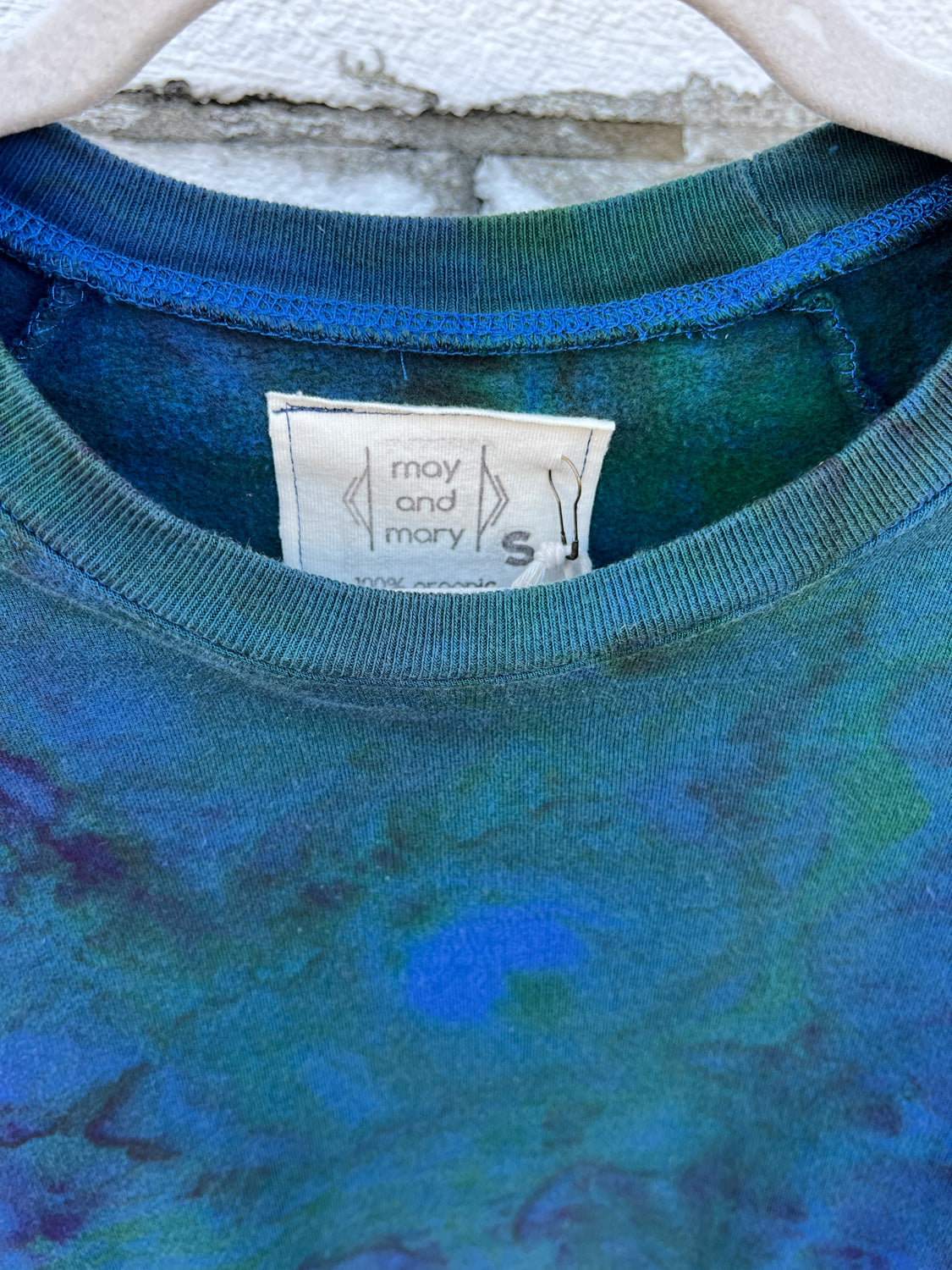 May and Mary Ice Dyed Organic Cotton Sweatshirt- Earth