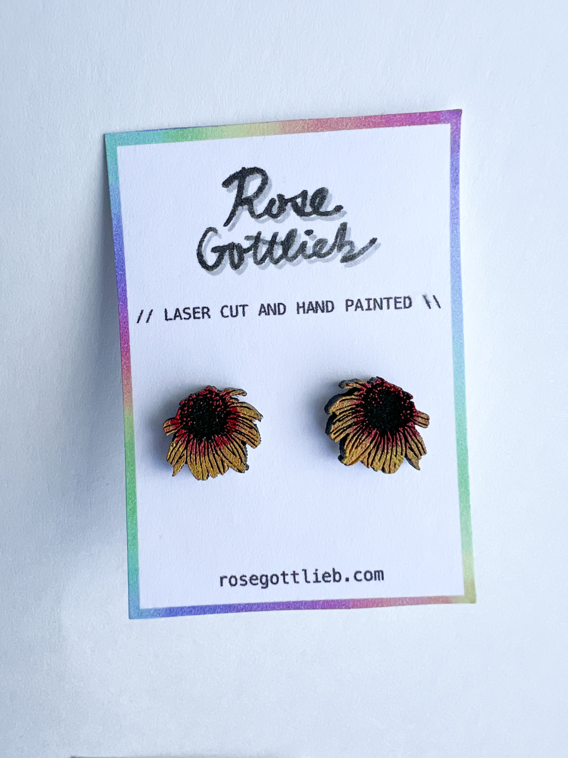 Rose Gottlieb Earrings - sunflower studs