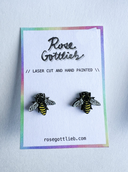 Rose Gottlieb Earrings - bee studs
