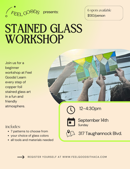 September 14th Stained Glass Workshop