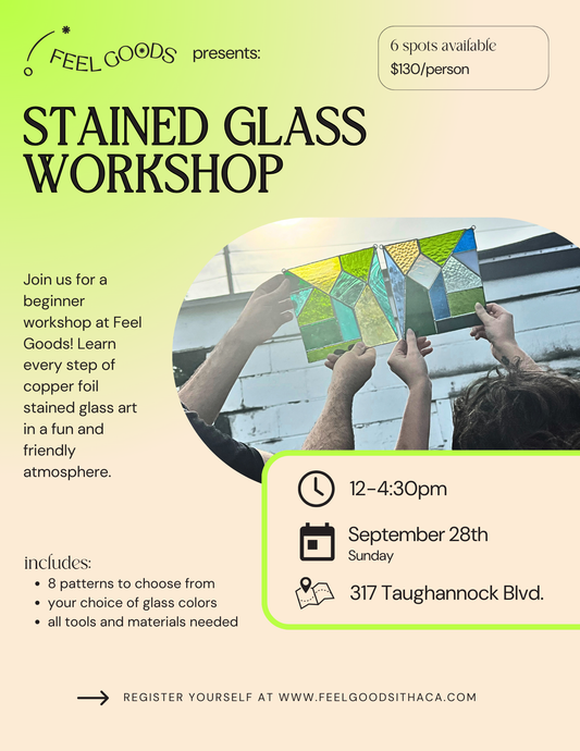 September 28th Stained Glass Workshop