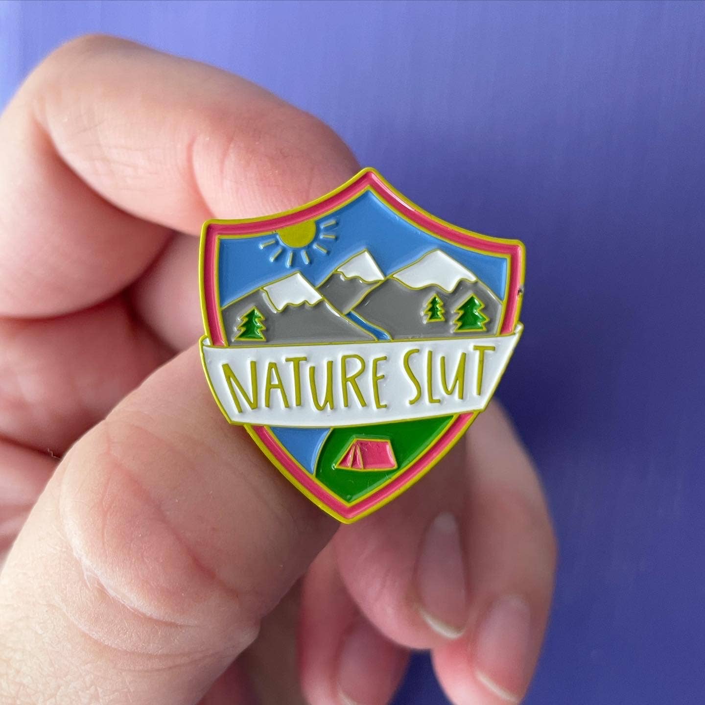 Anna Parade - Nature slut 1.5" soft enamel pin