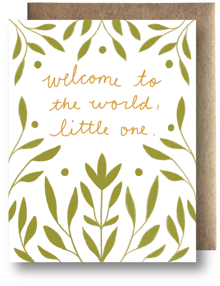 Maija Rebecca Handdrawn Welcome Little One