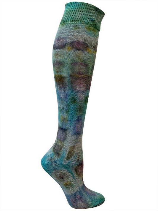 Mixed 6 Pack - Organic Cotton Tie Dye Knee High Socks