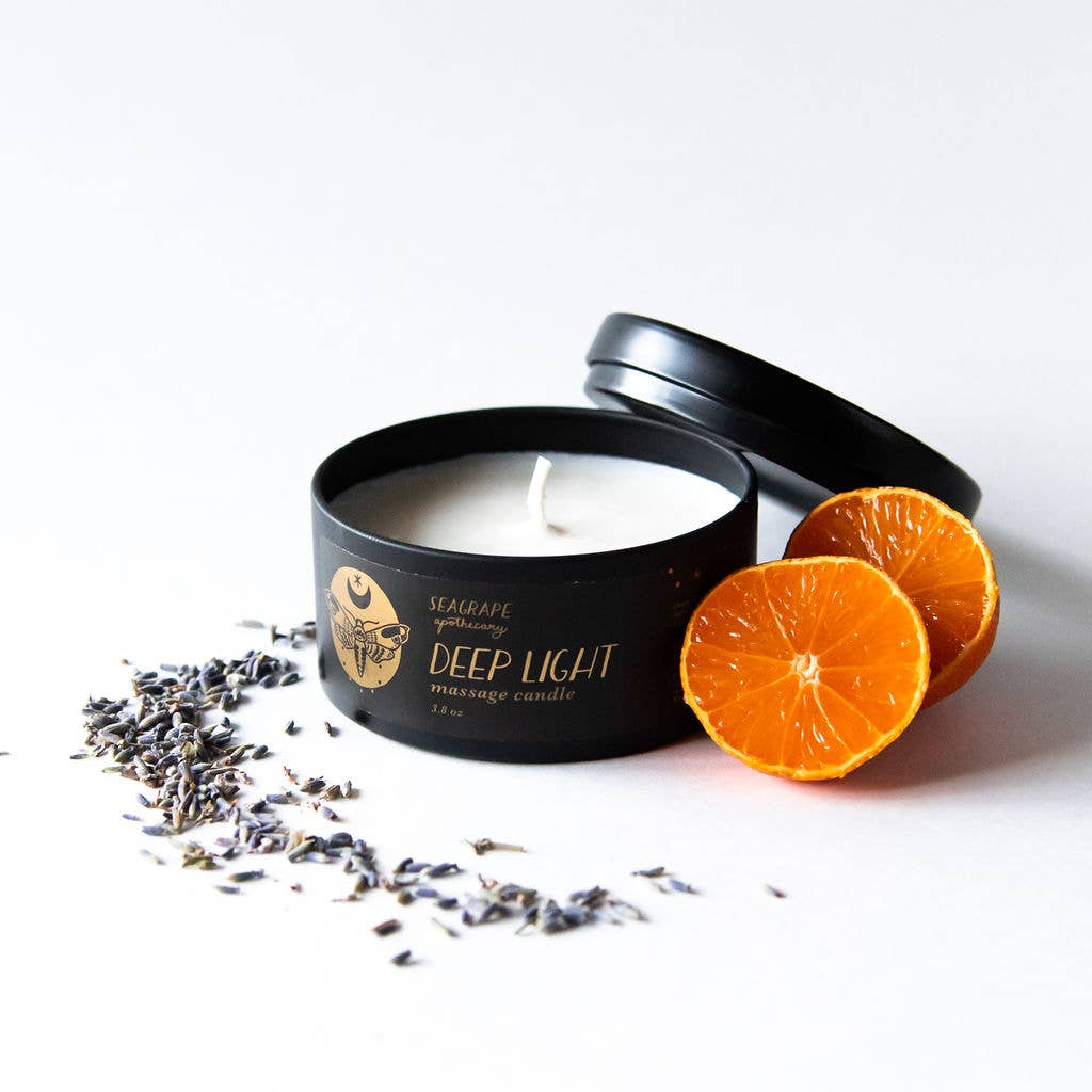Seagrape Apothecary - DEEP LIGHT MASSAGE CANDLE